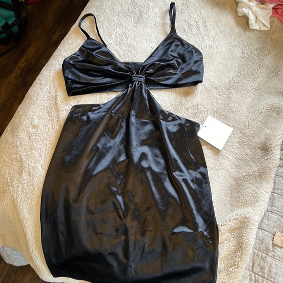 Amazon Dresses Just Quella Black Satin Dress From Amazon New With